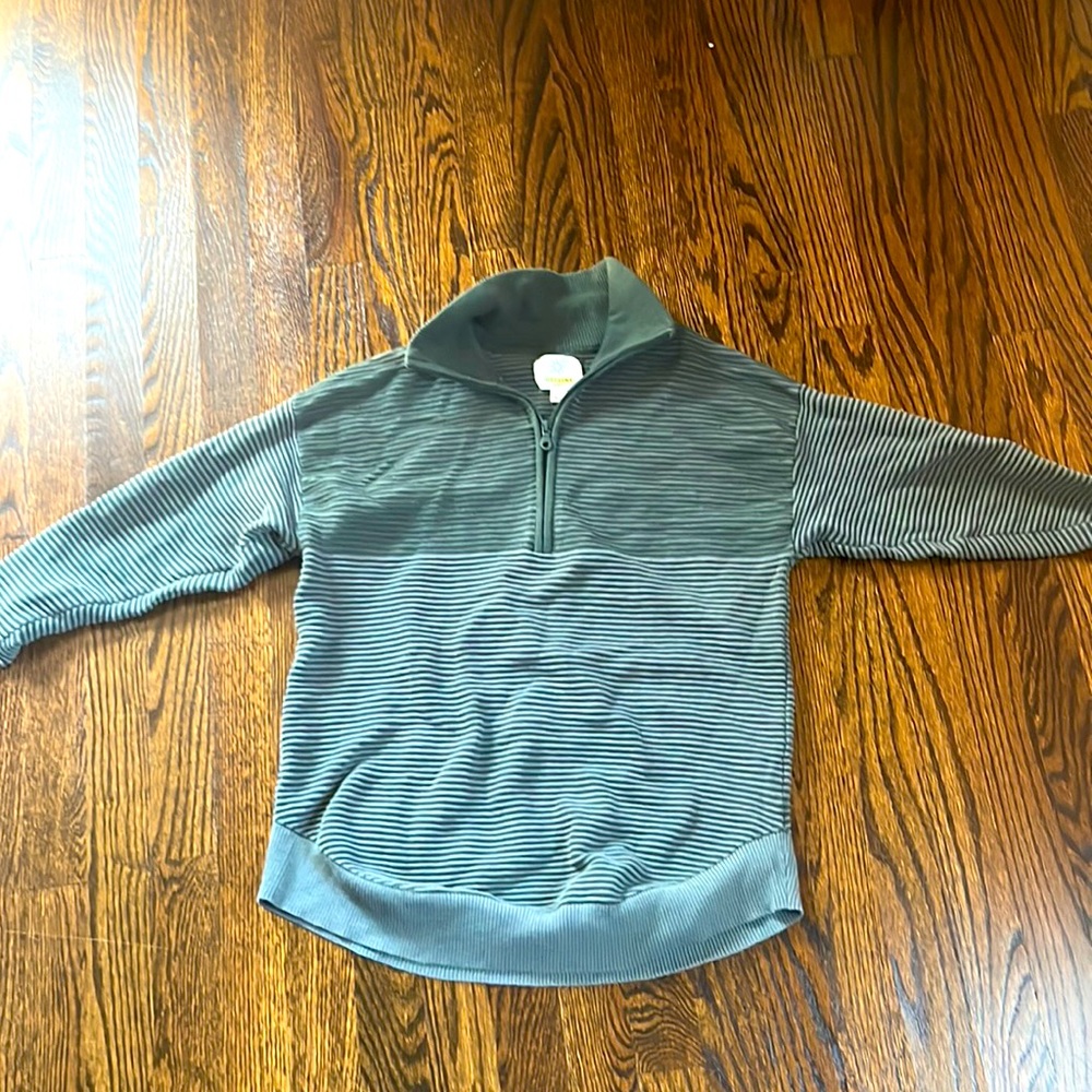Aerie quarter zip green